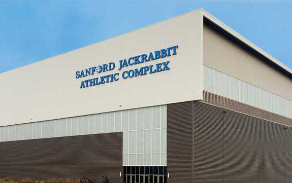 SDSU Athletic Complex Metal Wall Panels