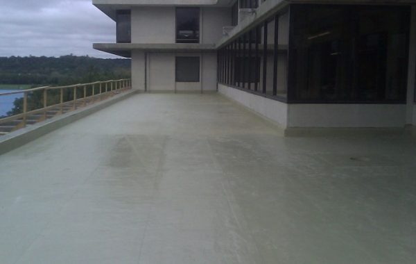 Luther College Plaza Deck Cold Fluid Applied Waterproofing System